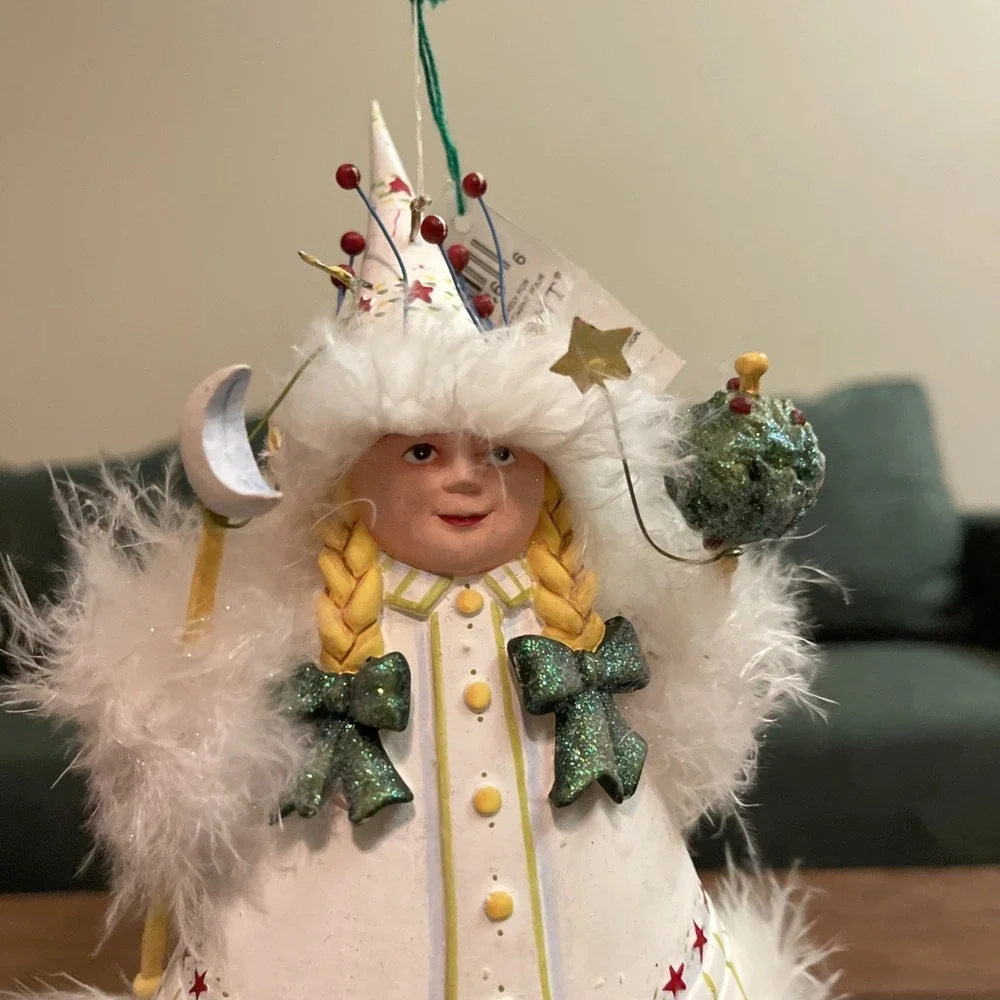 Department 56‎ Patience Brewster Krinkles ELF CHILD Star Moon Ornament 56.37932